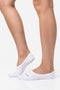 2-Pack Cotton No Show Socks - sokker for dame - Grå - Famme